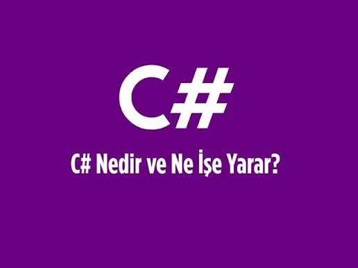 C# ne işe yarar?
