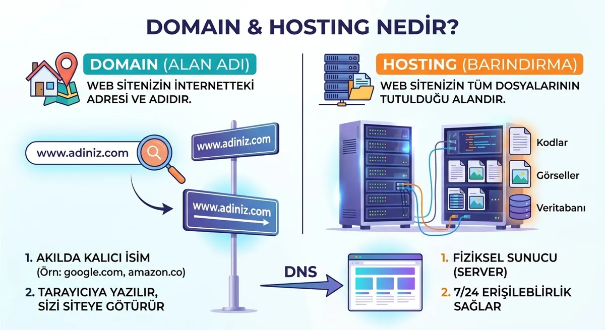 Domain ve Hosting Nedir?